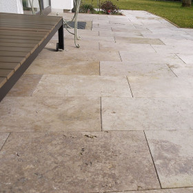 Travertin Extérieur en pierre naturelle Romans